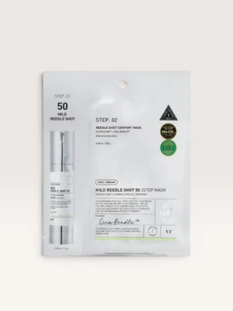 VT COSMETICS  Mild Reedle Shot 50 2 Step Mask 1.5g + 25g