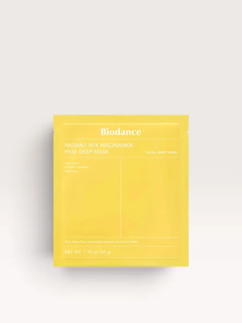 BIODANCE Radiant Vita Niacinamide Real Deep Mask 1 pc