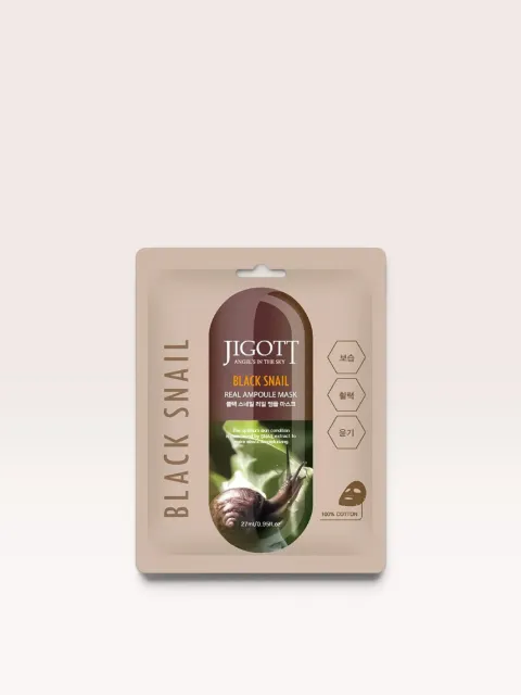 JIGOTT Green Tea Real Ampoule Mask 27 ml (kopi)