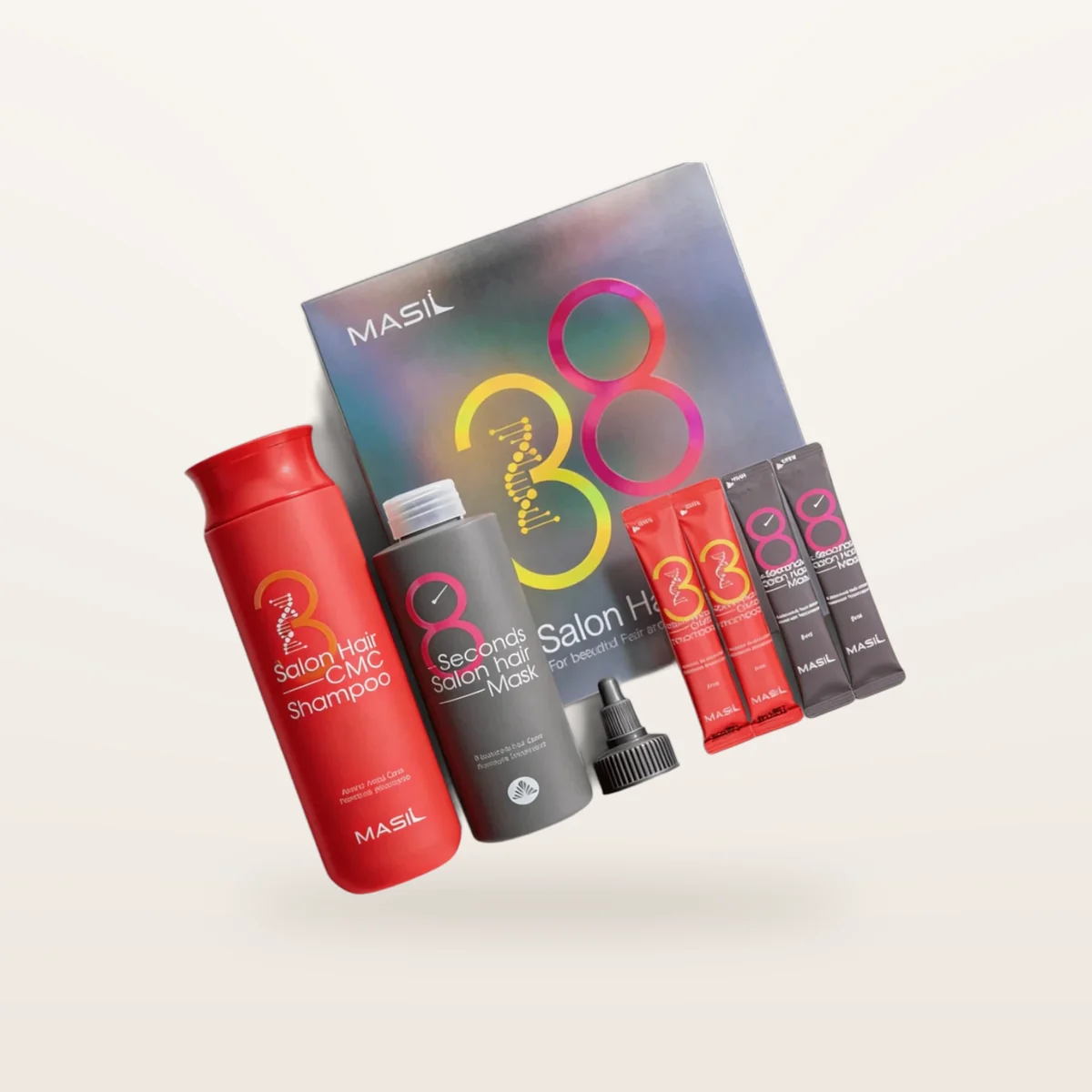 MASIL 38 Salon Hair Set Limited Edition 300ml, 200ml, 8ml x 4