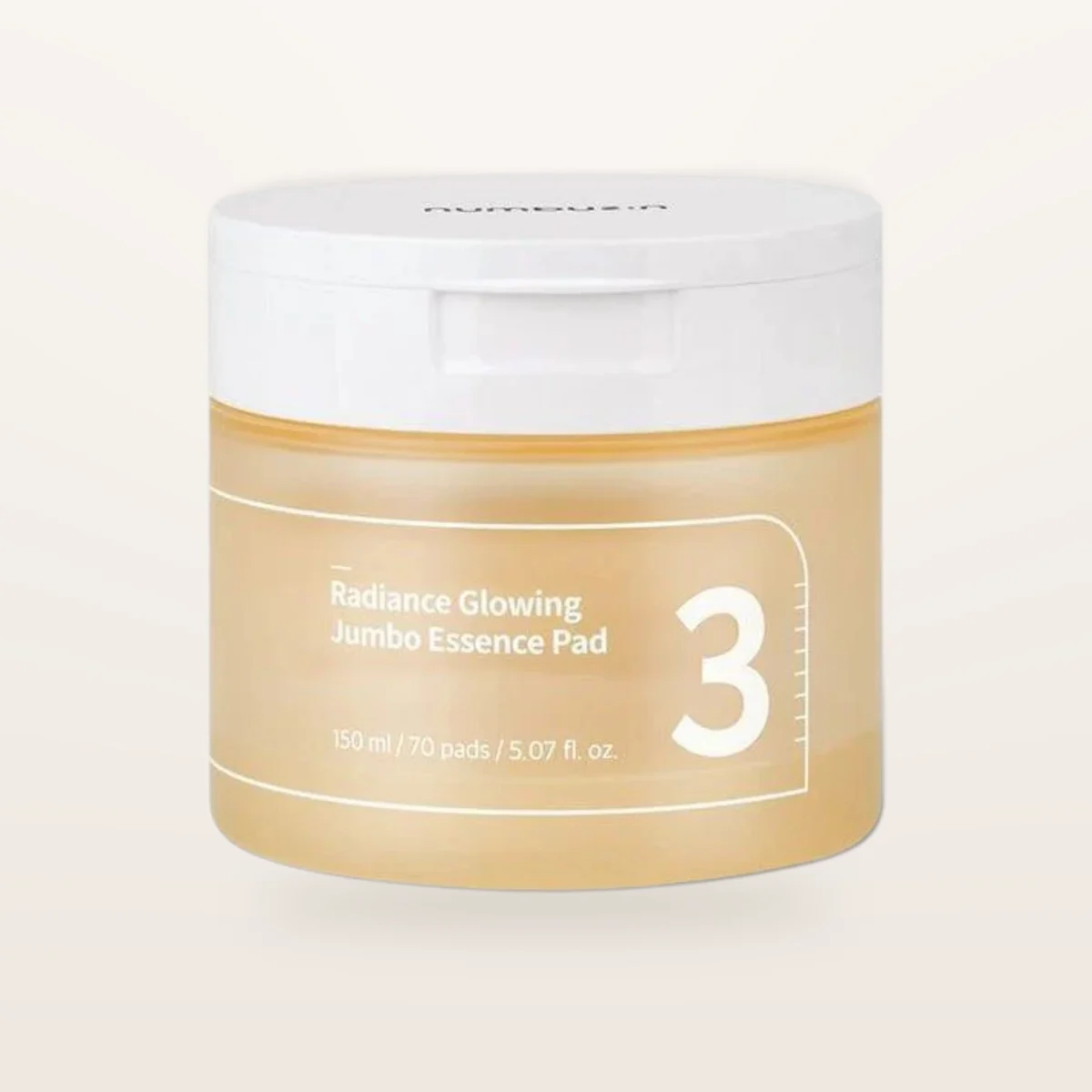NUMBUZIN No.3 Radiance Glowing Jumbo Essence Pad 70pcs