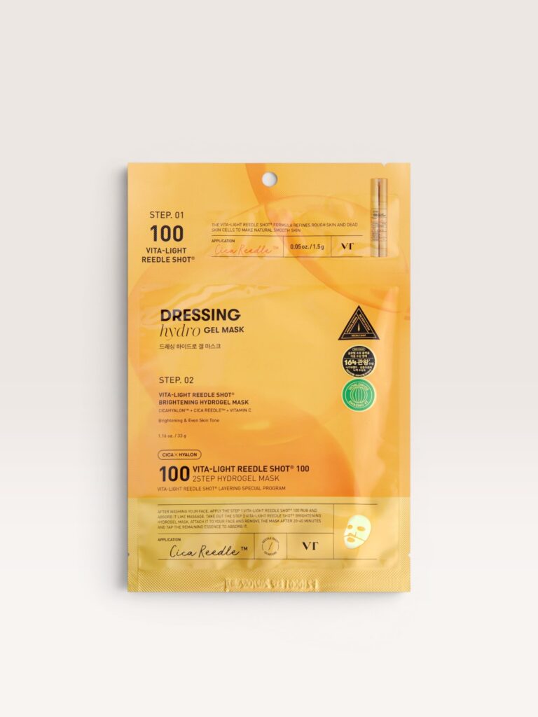 VT COSMETICS Vita Light Reedle Shot 100 2Step Hydrogel Mask