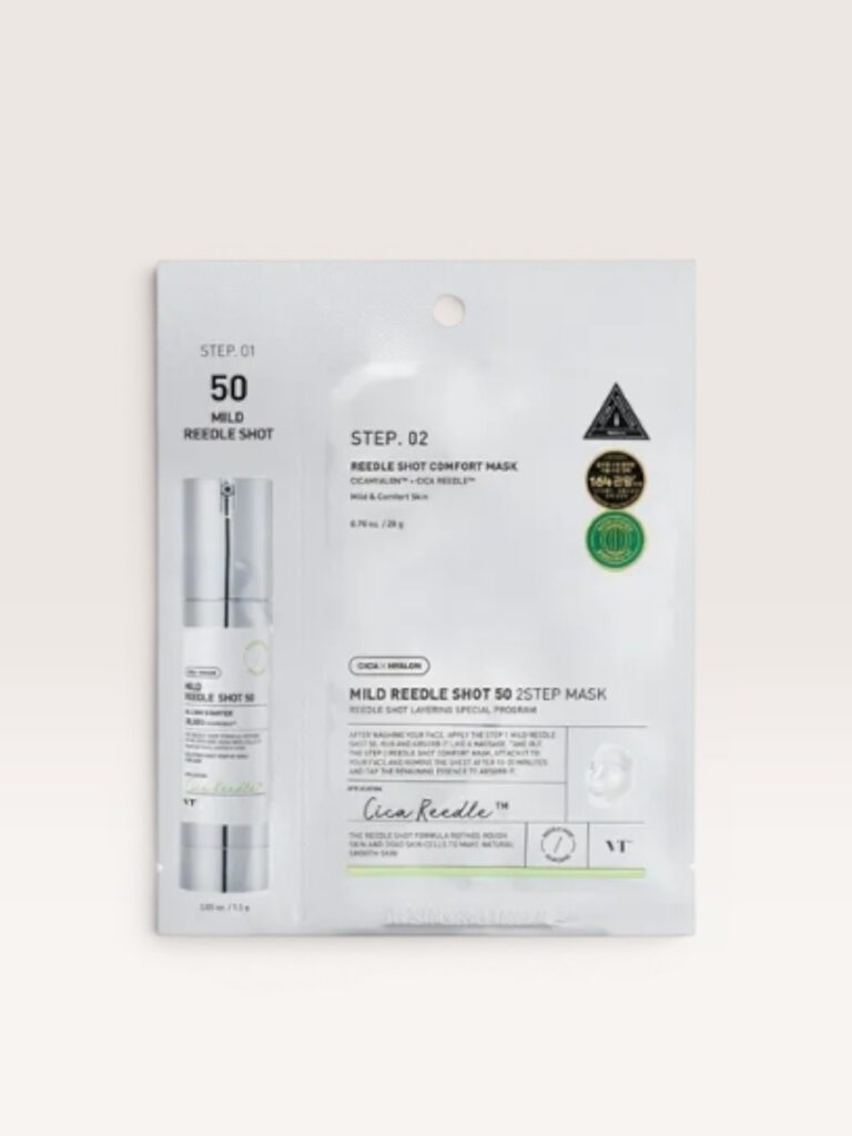 VT COSMETICS Mild Reedle Shot 50 2 Step Mask 1.5g + 25g